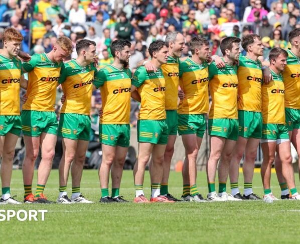 Donegal team before game against Louth