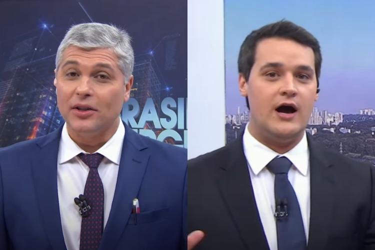 Joel Datena e Felipe Garrafa (Reprodução: Band TV)