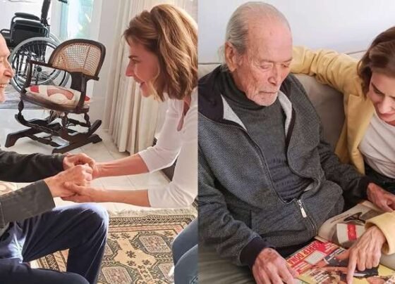 Maitê Proença visita ator afastado da TV e mostra como ele está