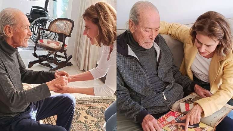Maitê Proença visita ator afastado da TV e mostra como ele está