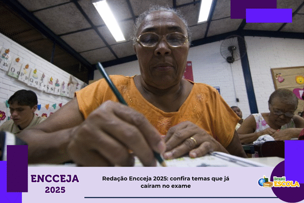 Senhora escrevendo, título da notícia